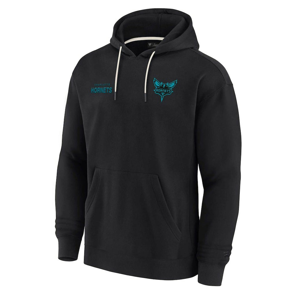 Charlotte Hornets Unisex Elements Super Soft Fleece Pullover Hoodie - Black | Fanatics online
