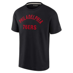 Philadelphia 76ers Unisex Elements Super Soft Short Sleeve T-Shirt - Black | Fanatics discount