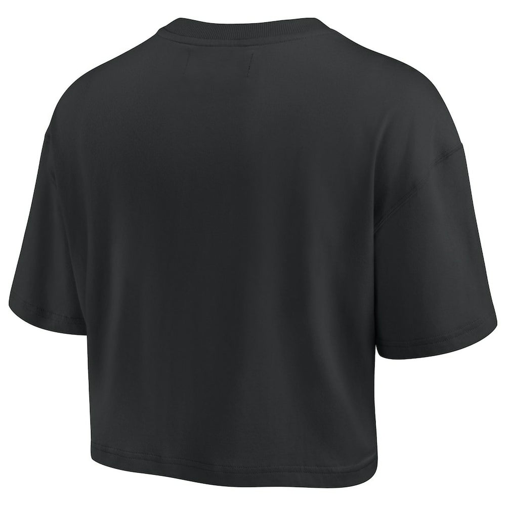 Philadelphia 76ers Women's Elements Super Soft Boxy Cropped T-Shirt - Black | Fanatics on sale