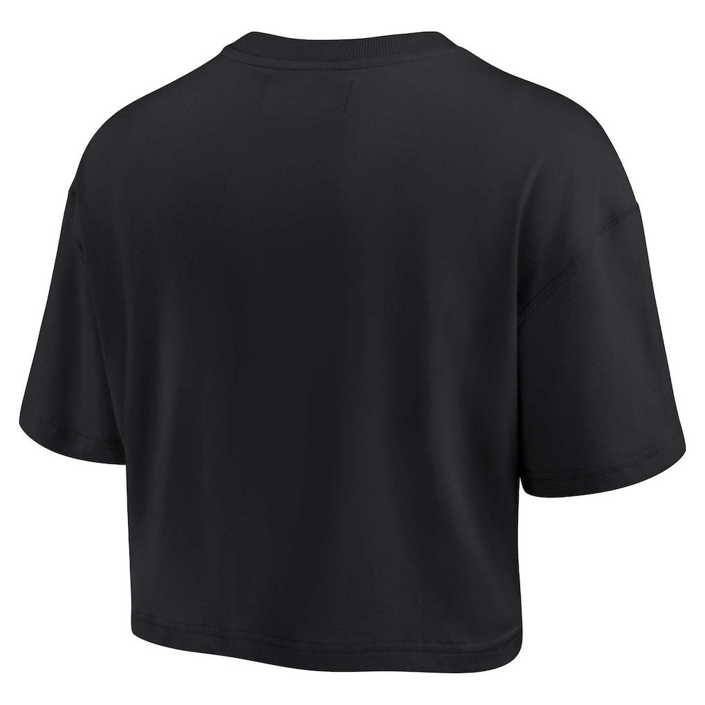 Boston Celtics Women's Elements Super Soft Boxy Cropped T-Shirt - Black | Fanatics sale