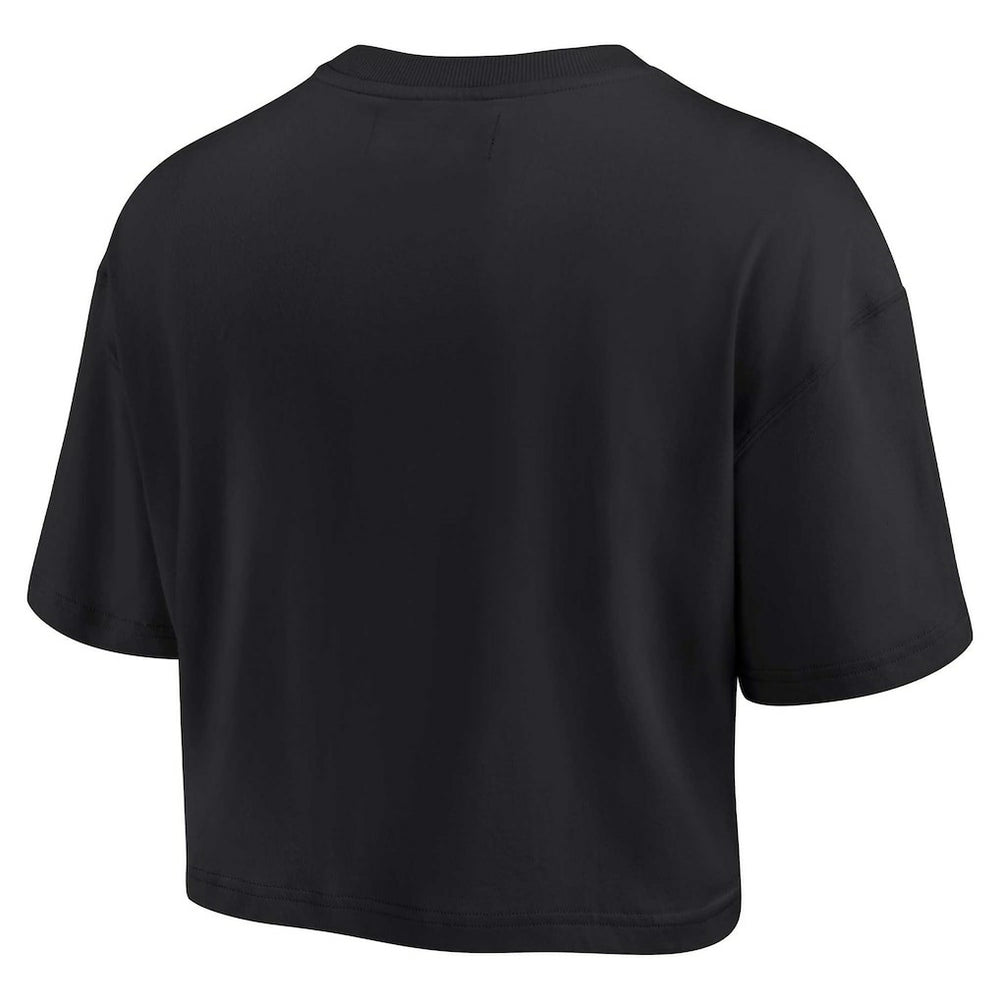 Los Angeles Lakers Women's Elements Super Soft Boxy Cropped T-Shirt - Black | Fanatics on sale