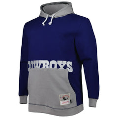 Dallas Cowboys Big & Tall Big Face Pullover Hoodie - Navy/Silver for sale