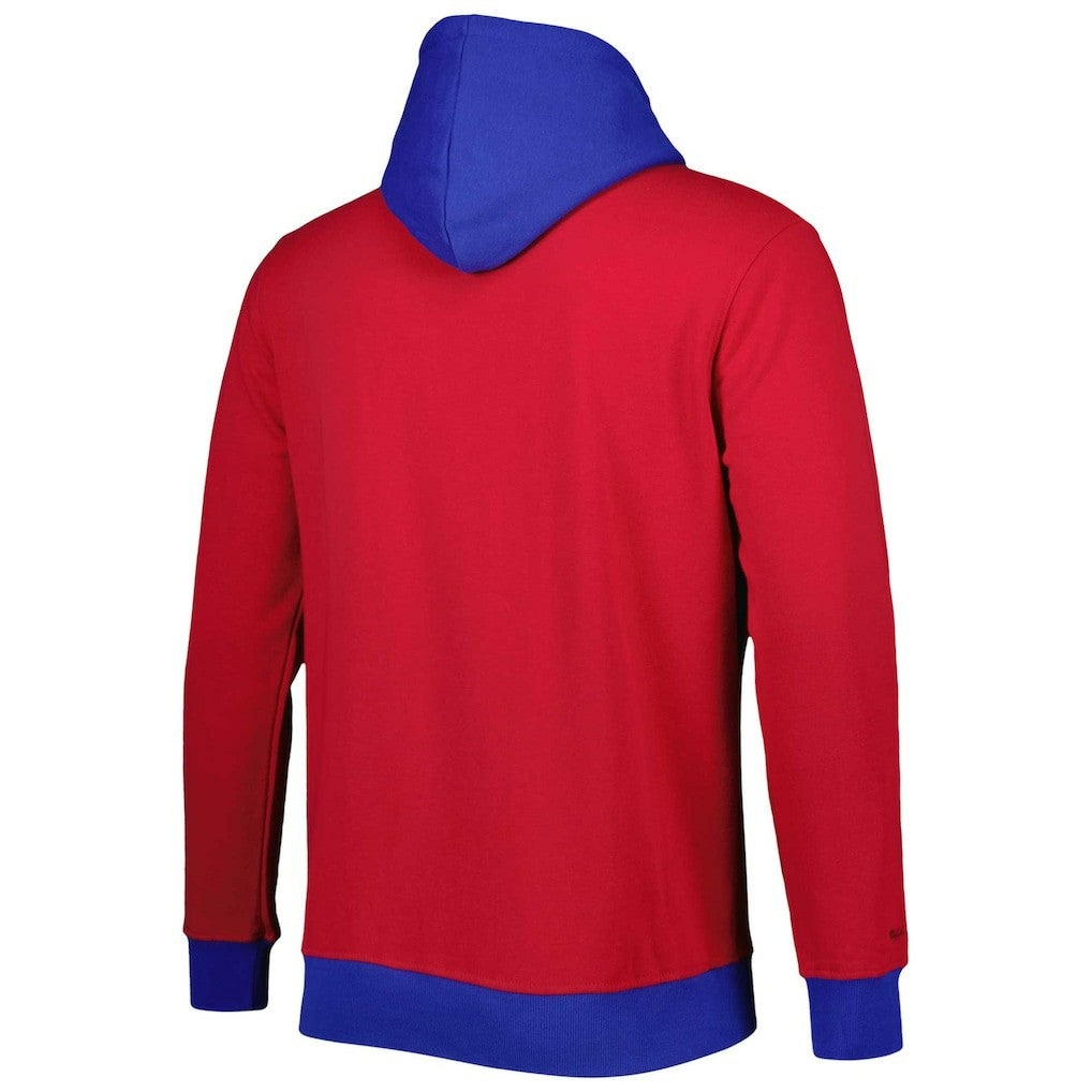 New York Giants Big & Tall Big Face Pullover Hoodie - Red/Royal cheap