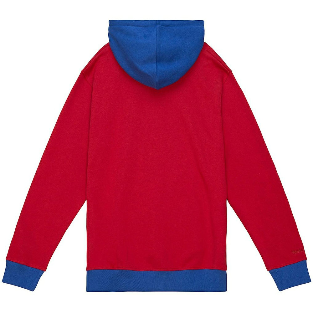 New England Patriots Big & Tall Big Face Pullover Hoodie - Red/Navy sale