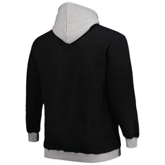 Las Vegas Raiders Big & Tall Big Face Pullover Hoodie - Black/Silver on sale