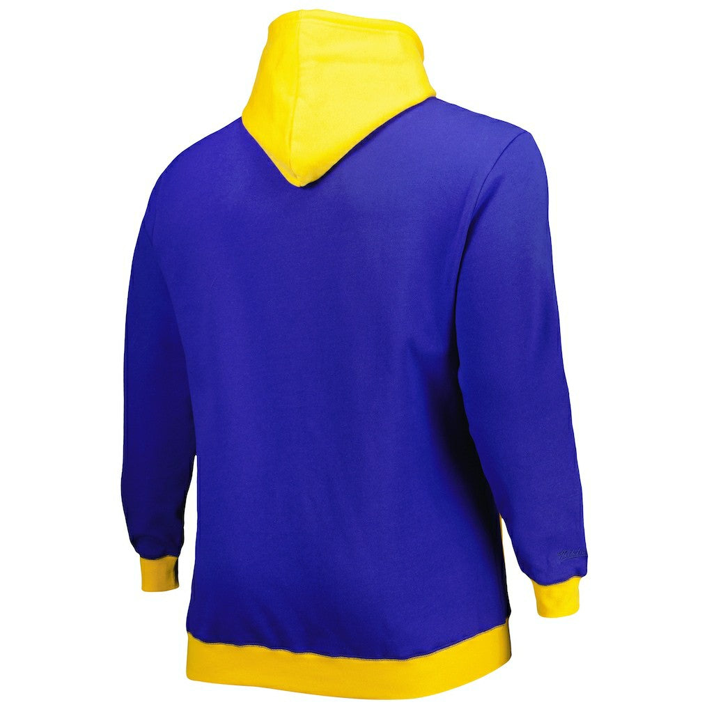 Los Angeles Rams Big & Tall Big Face Pullover Hoodie - Royal/Gold on sale
