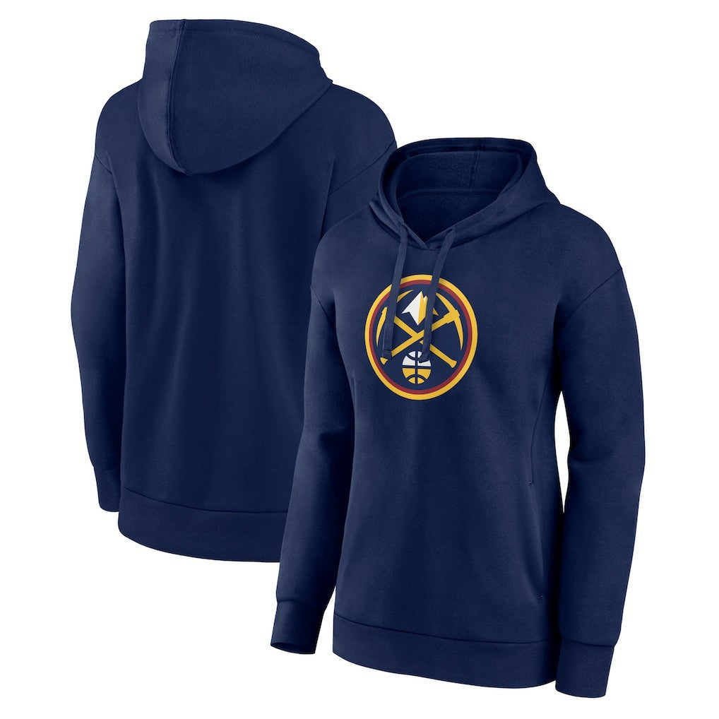 Denver Nuggets Women's Team Primary Logo Pullover Hoodie sale - Navy for sale