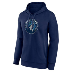 Minnesota Timberwolves Women's Team Primary Logo Pullover Hoodie - Navy cheap