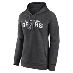 San Antonio Spurs Women's Wordmark Alt Pullover Hoodie - Charcoal shop