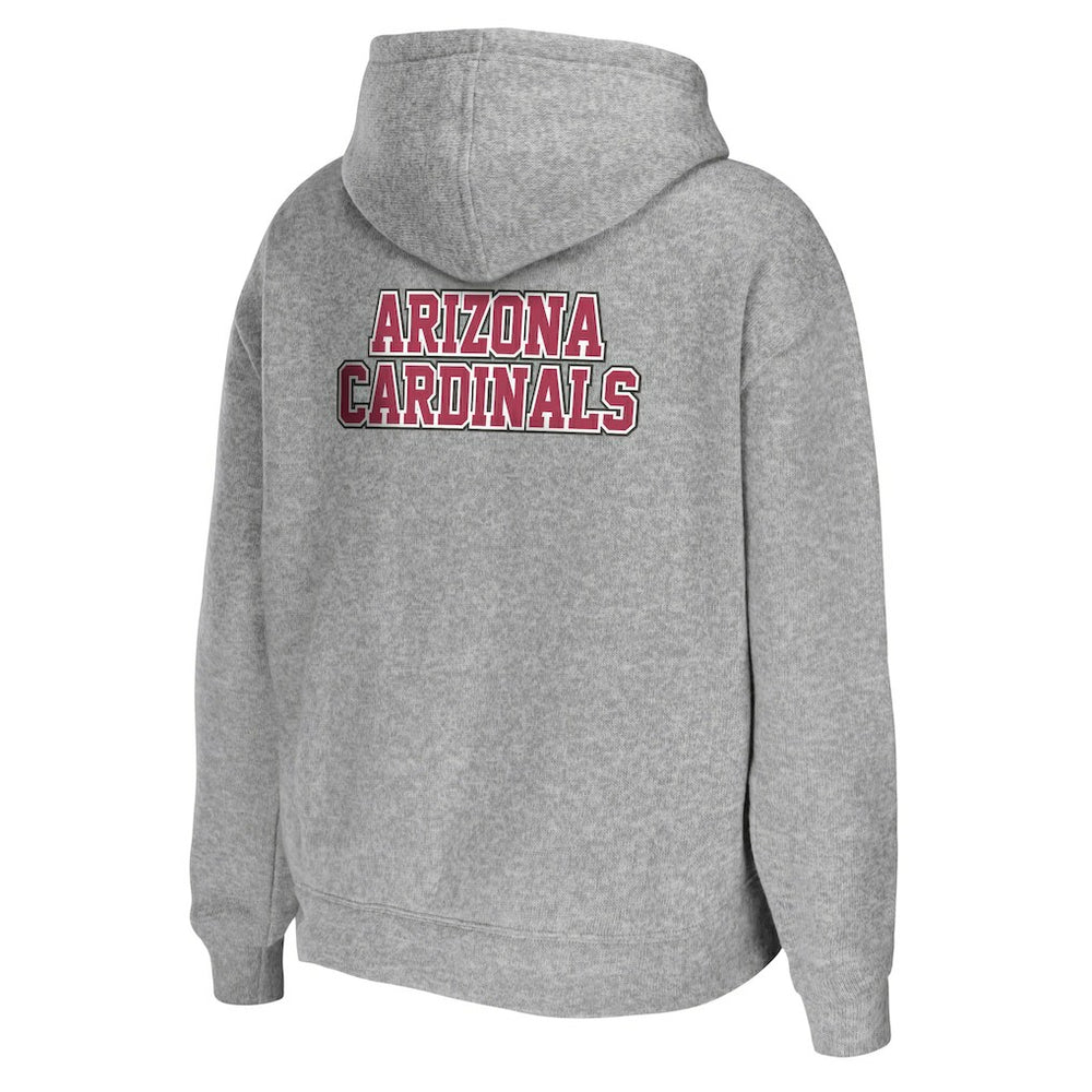 Arizona Cardinals WEAR by Erin Andrews Women's Team Full-Zip Hoodie - Heathered Gray outlet