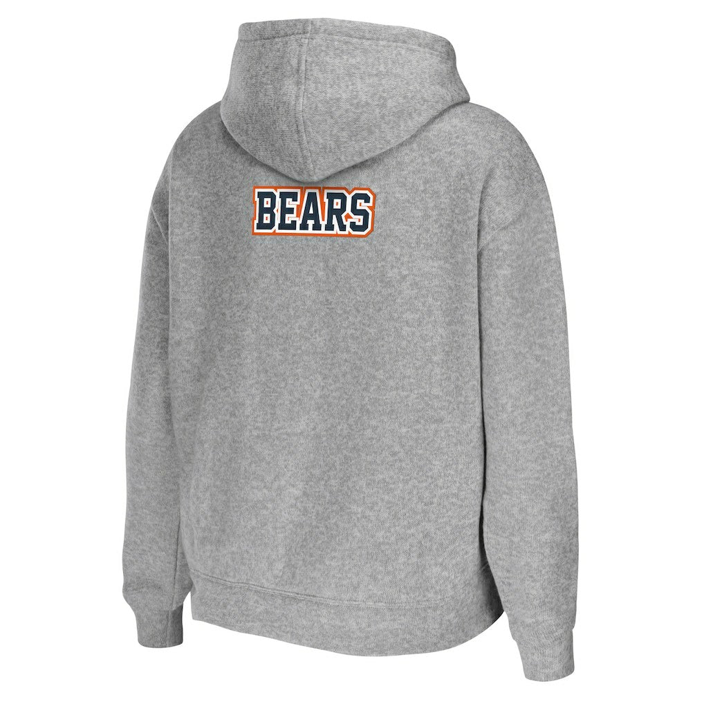 Chicago Bears WEAR by Erin Andrews Women's Team Full-Zip Hoodie - Heathered Gray discount