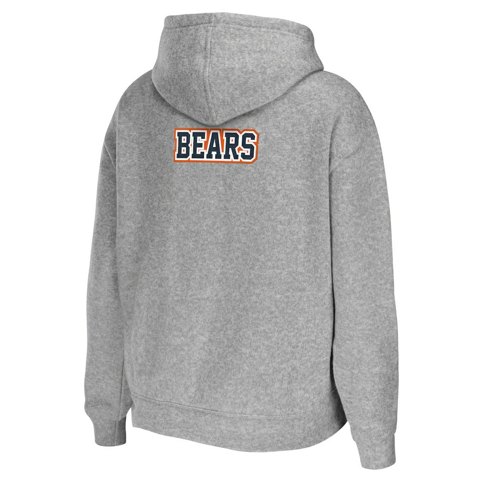 Chicago Bears WEAR by Erin Andrews Women's Team Full-Zip Hoodie - Heathered Gray discount
