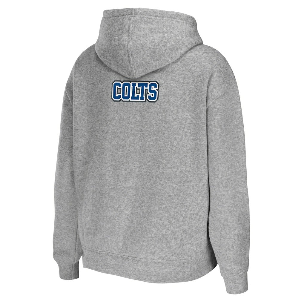 Indianapolis Colts WEAR by Erin Andrews Women's Team Full-Zip Hoodie - Heathered Gray discount