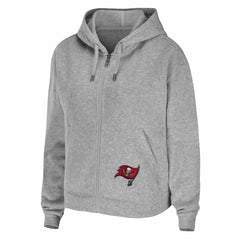 Tampa Bay Buccaneers WEAR by Erin Andrews Women's Team Full-Zip Hoodie - Heathered Gray online