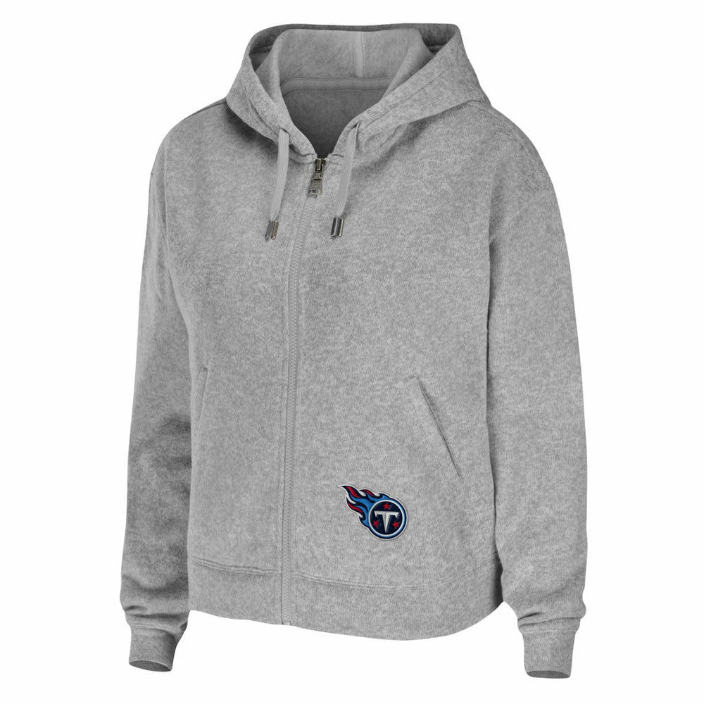 Tennessee Titans WEAR by Erin Andrews Women's Team Full-Zip Hoodie - Heathered Gray online