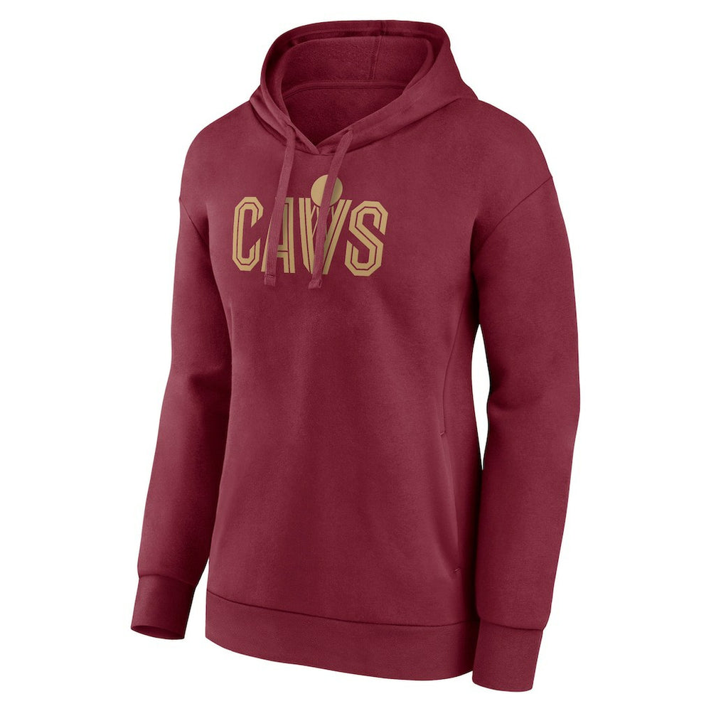 Cleveland Cavaliers Women's Wordmark Alt Pullover Hoodie sale - Wine sale