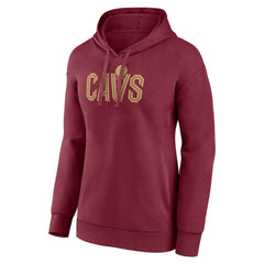 Cleveland Cavaliers Women's Wordmark Alt Pullover Hoodie sale - Wine sale