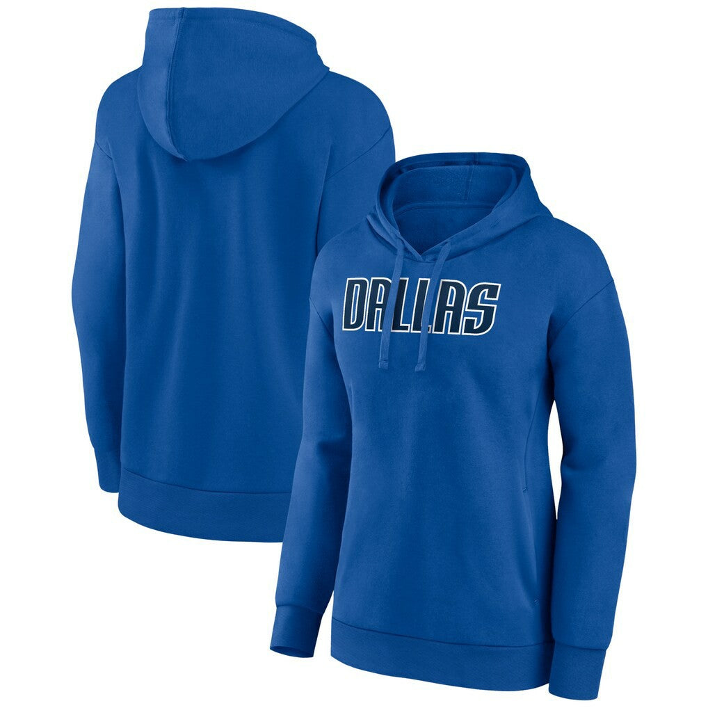 Dallas Mavericks Women's Wordmark Alt Pullover Hoodie sale - Blue for sale