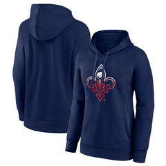 New Orleans Pelicans Women's Gradient Logo Pullover Hoodie - Navy outlet