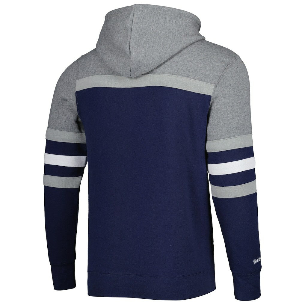 Dallas Cowboys Head Coach Pullover Hoodie - Navy/Heathered Gray sale