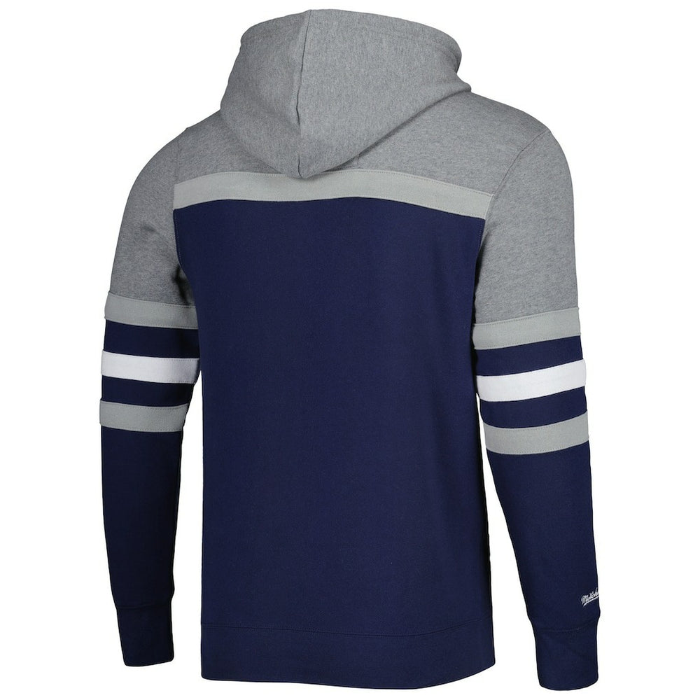 Dallas Cowboys Head Coach Pullover Hoodie - Navy/Heathered Gray sale