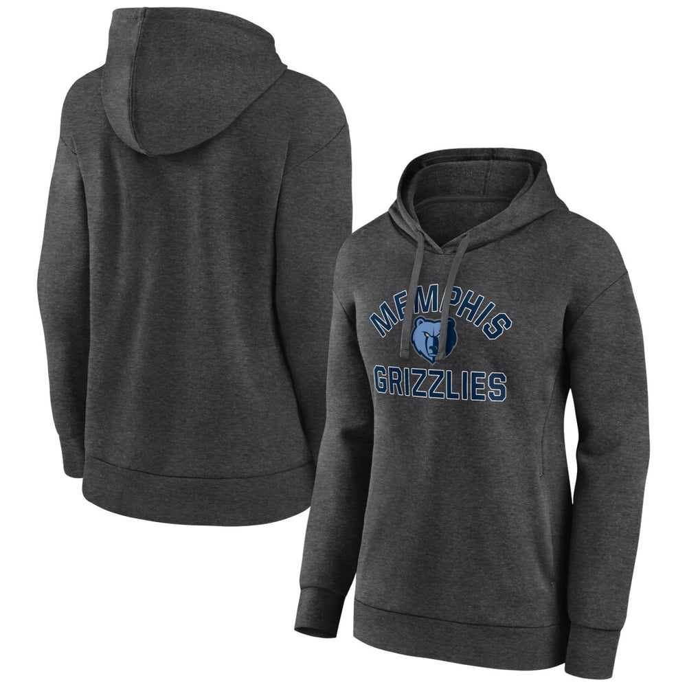 Memphis Grizzlies Women's Overtime Pullover Hoodie - Charcoal on sale