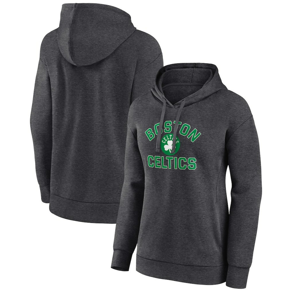 Boston Celtics Women's Overtime Pullover Hoodie - Charcoal on sale