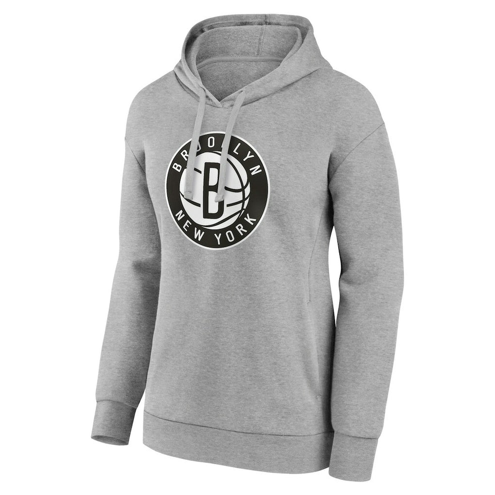 Brooklyn Nets Women's Alternate Logo Pullover Hoodie - Gray sale