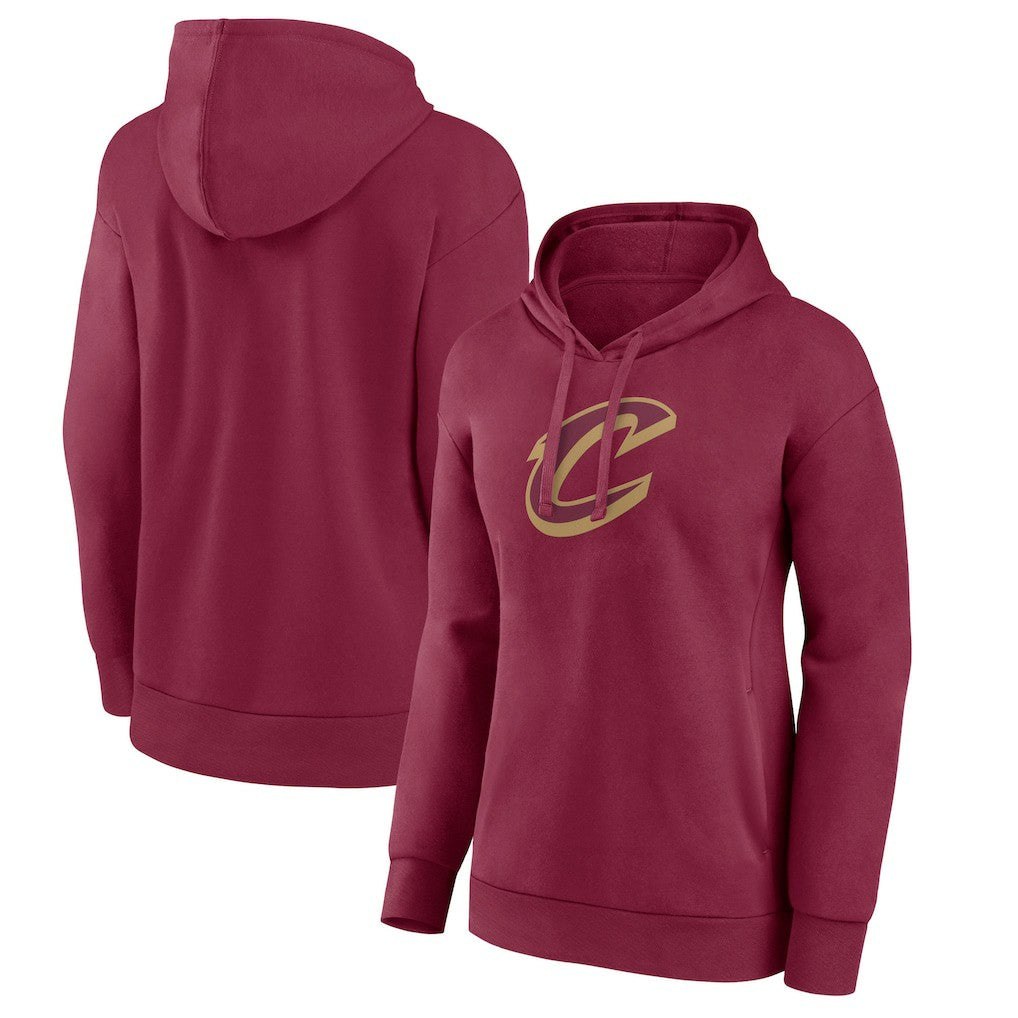 Cleveland Cavaliers Women's Alternate Logo Pullover Hoodie sale - Wine online