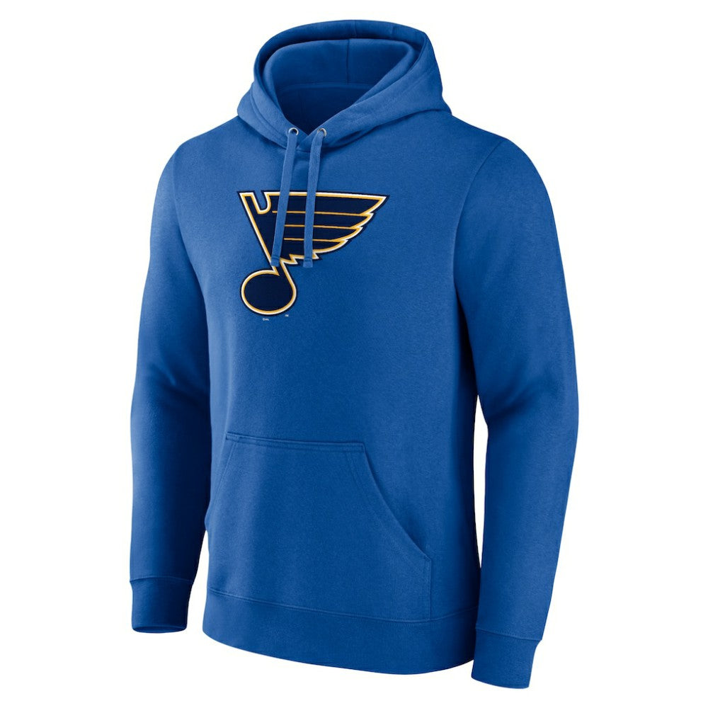 St. Louis Blues Fanatics Primary Logo Pullover Hoodie Blue