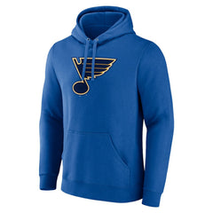 St. Louis Blues Fanatics Primary Logo Pullover Hoodie Blue