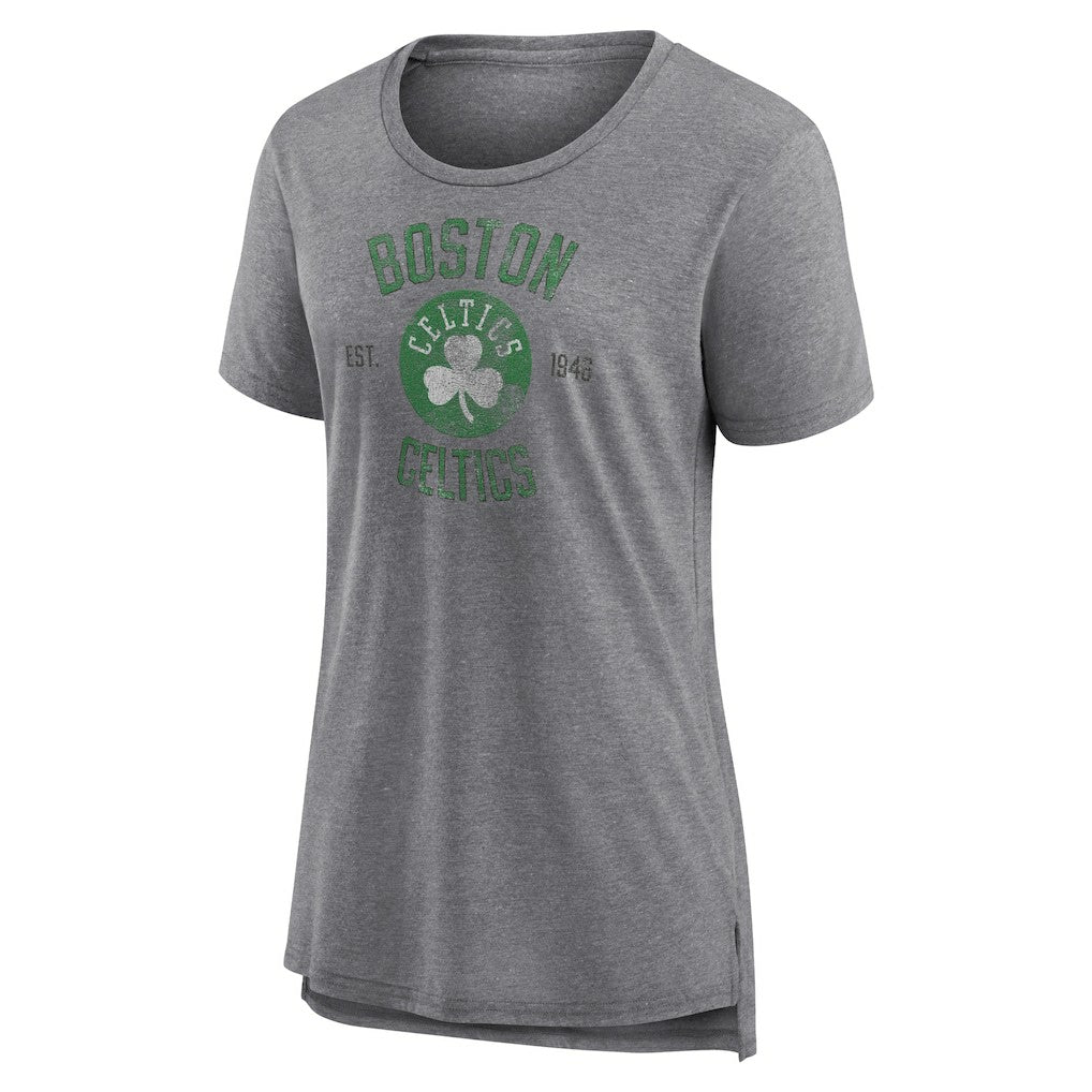 Boston Celtics Women's Heritage Tri-Blend T-Shirt - Heather Gray online