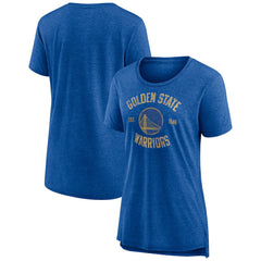 Golden State Warriors Women's Heritage Tri-Blend T-Shirt sale - Heather Royal cheap