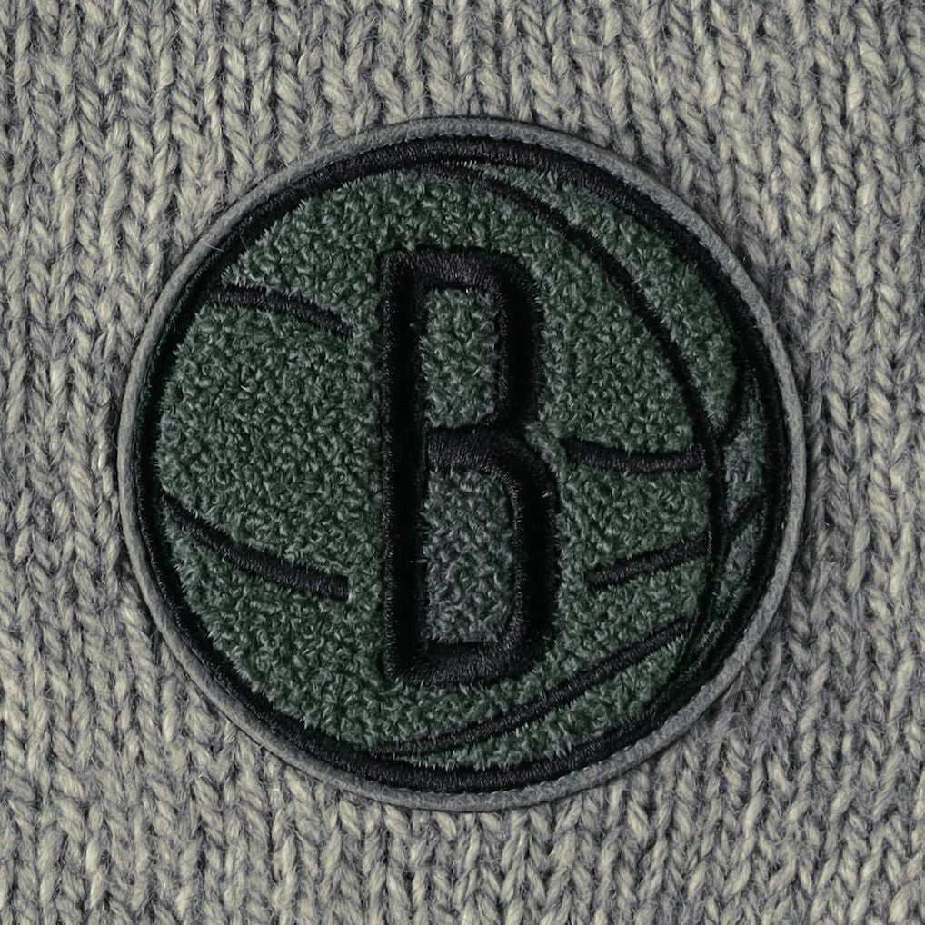 Brooklyn Nets Lusso Women's Scarletts Lantern Sleeve Tri-Blend V-Neck Pullover Sweater - Gray on sale