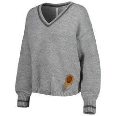 Phoenix Suns Lusso Women's Scarletts Lantern Sleeve Tri-Blend V-Neck Pullover Sweater - Gray sale