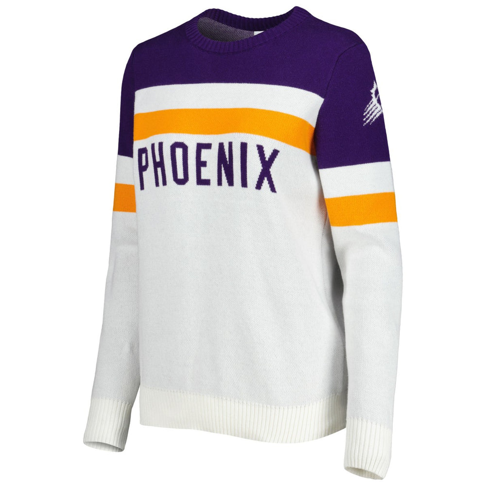 Phoenix Suns Lusso Women's Dominique Pullover Sweater - Purple/Cream cheap