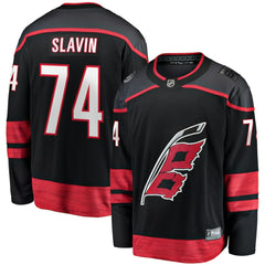 Jaccob Slavin Carolina Hurricanes Fanatics Home Breakaway Player Jersey Black