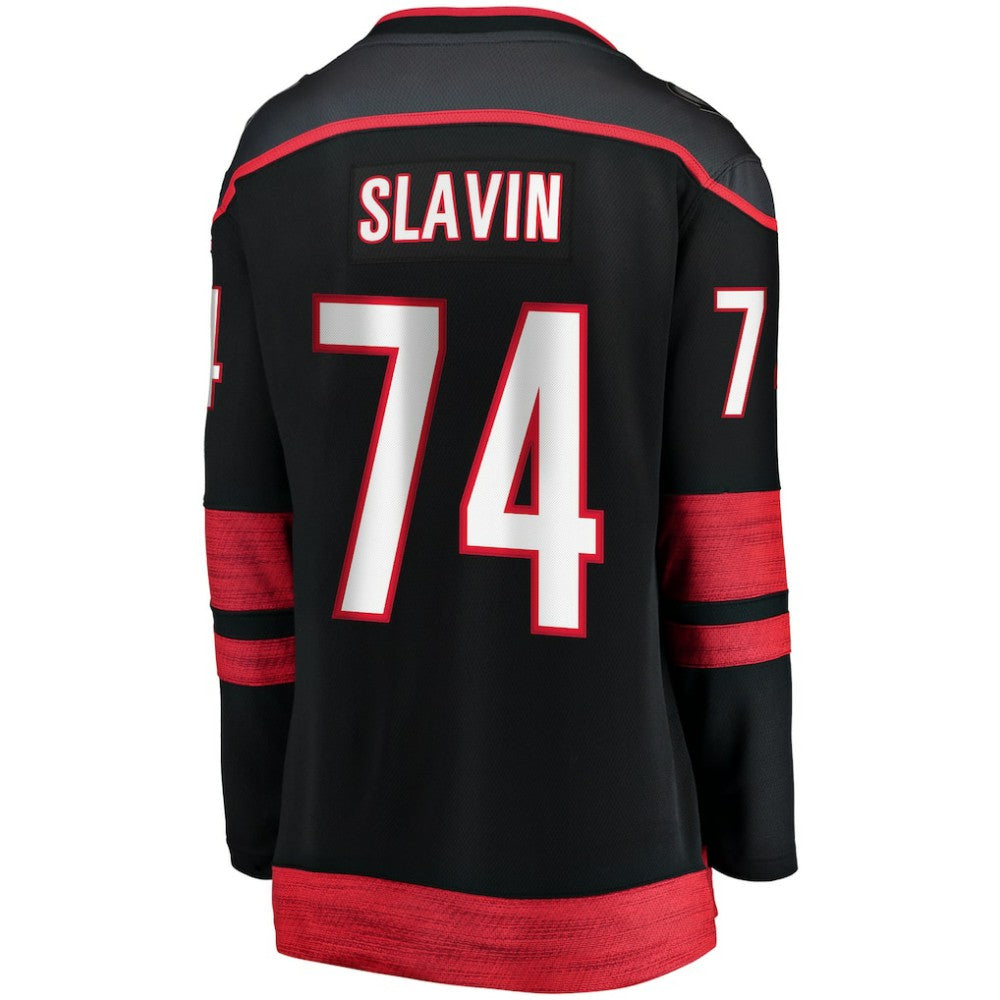 Jaccob Slavin Carolina Hurricanes Fanatics Women's Home Breakaway Player Jersey Black