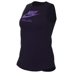 Brazil Women's National Team Women's Futura Tank Top - Navy | Nike outlet