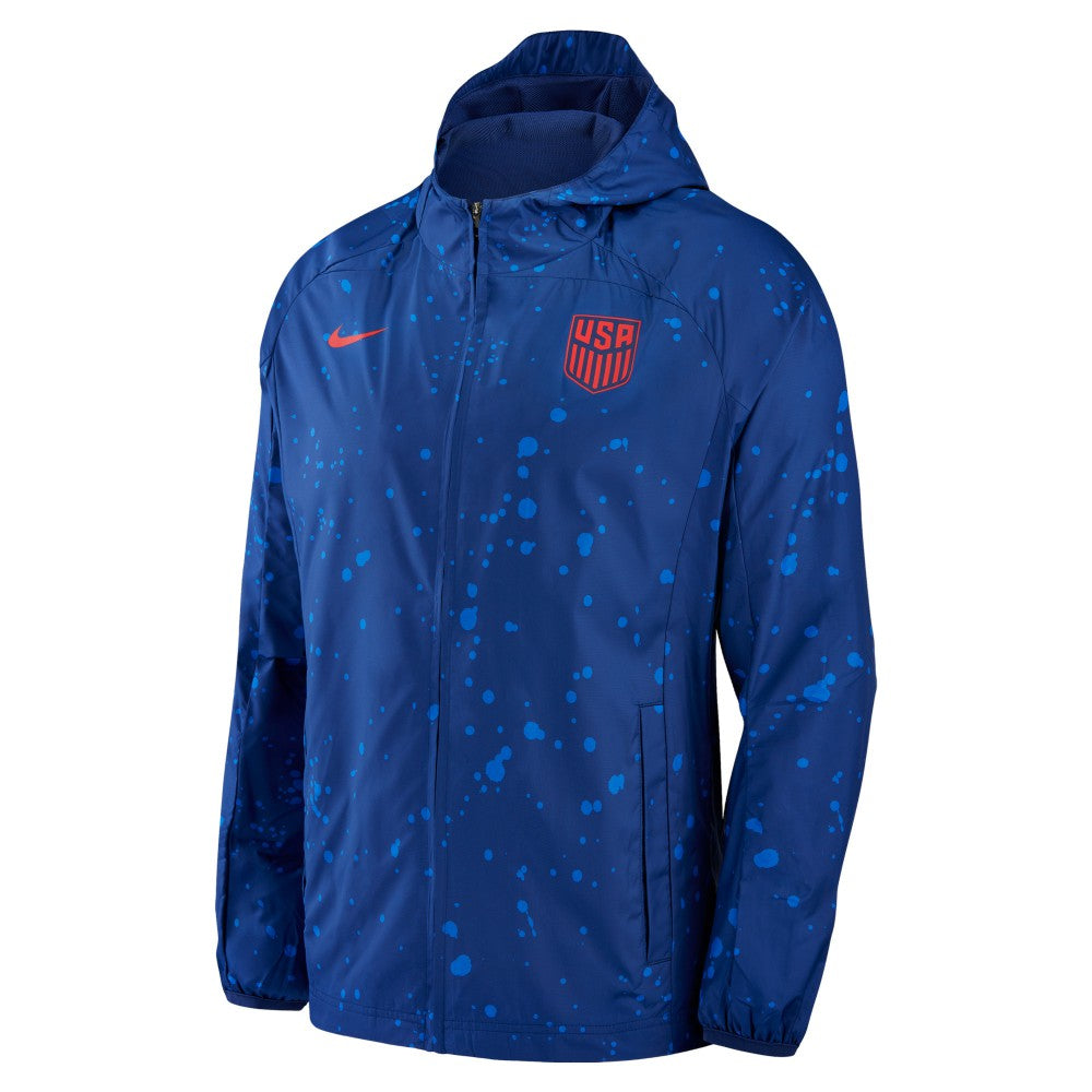 USMNT AWF Raglan Full-Zip Hoodie Jacket - Navy | Nike cheap