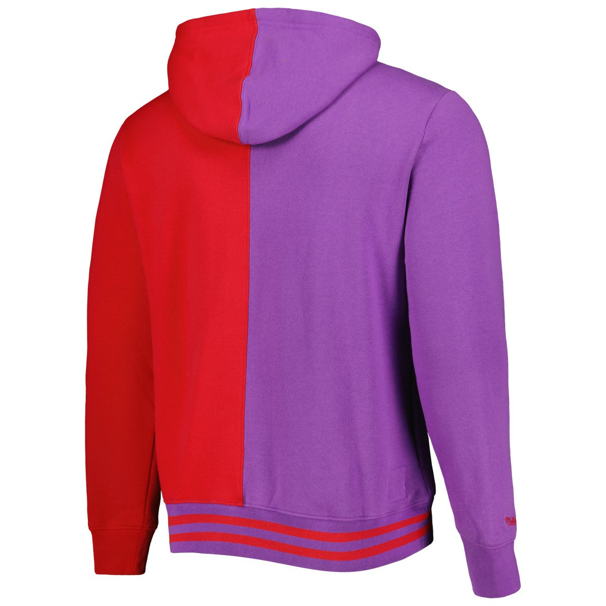 Toronto Raptors Big & Tall Hardwood Classics Split Pullover Hoodie - Purple/Red | Mitchell & Ness online