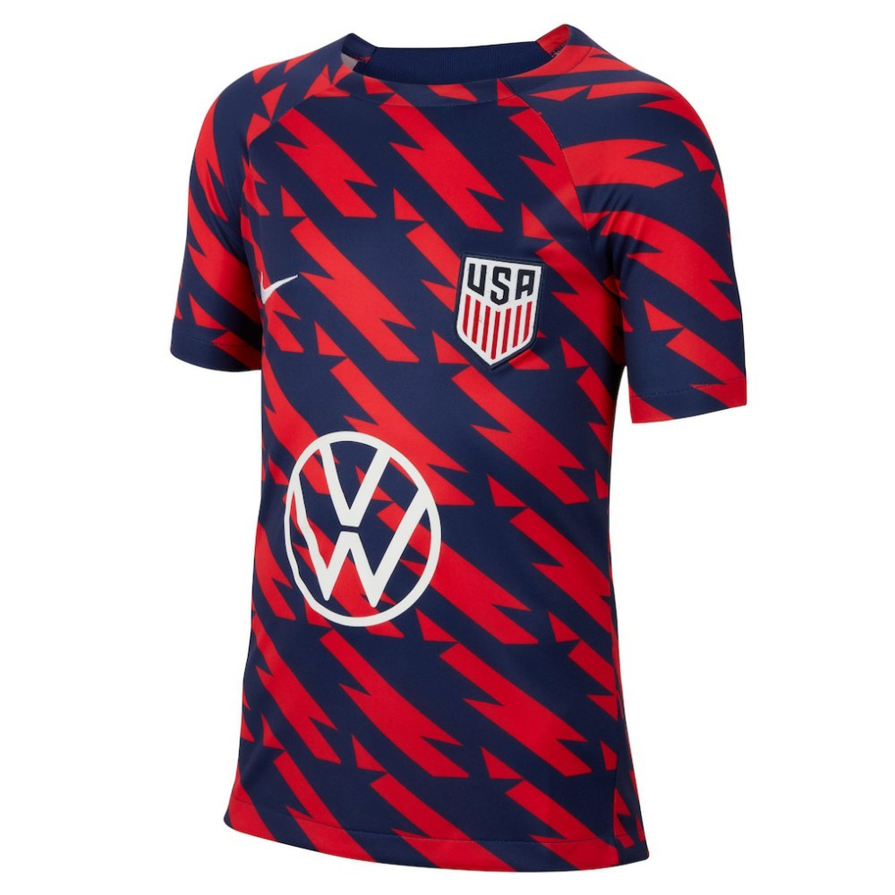 USMNT Youth 2023/24 Academy Pro Performance Pre-Match Top - Red | Nike cheap