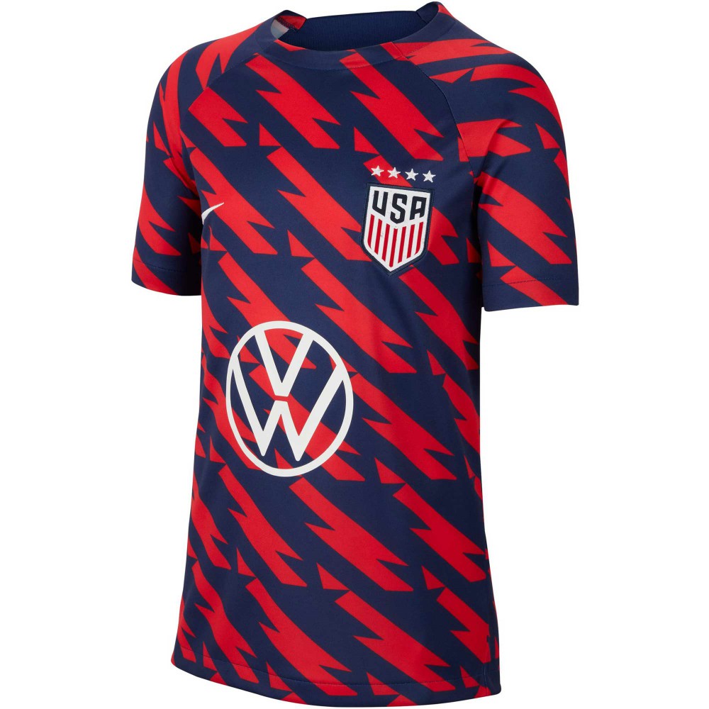 USWNT Youth 2023/24 Academy Pro Performance Pre-Match Top - Red | Nike shop