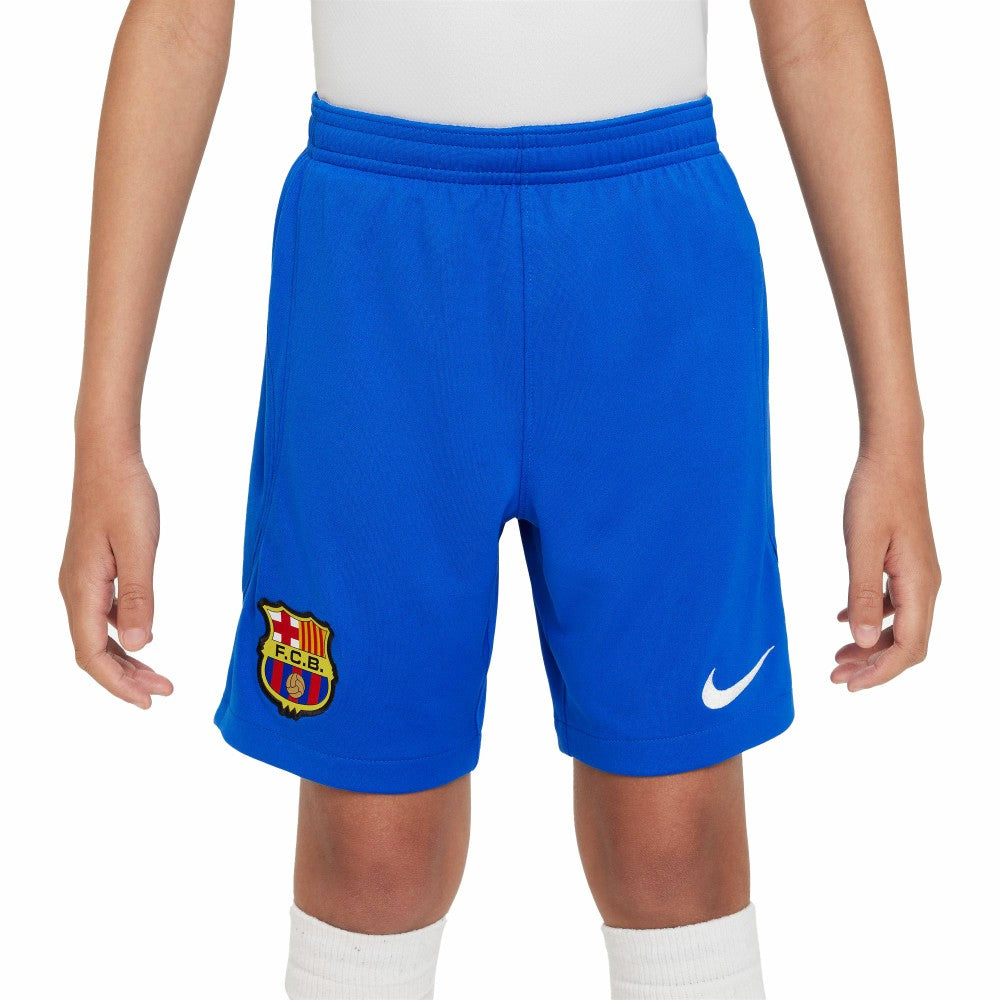 Barcelona Youth 2023/24 Away Stadium Performance Shorts - Royal | Nike shop