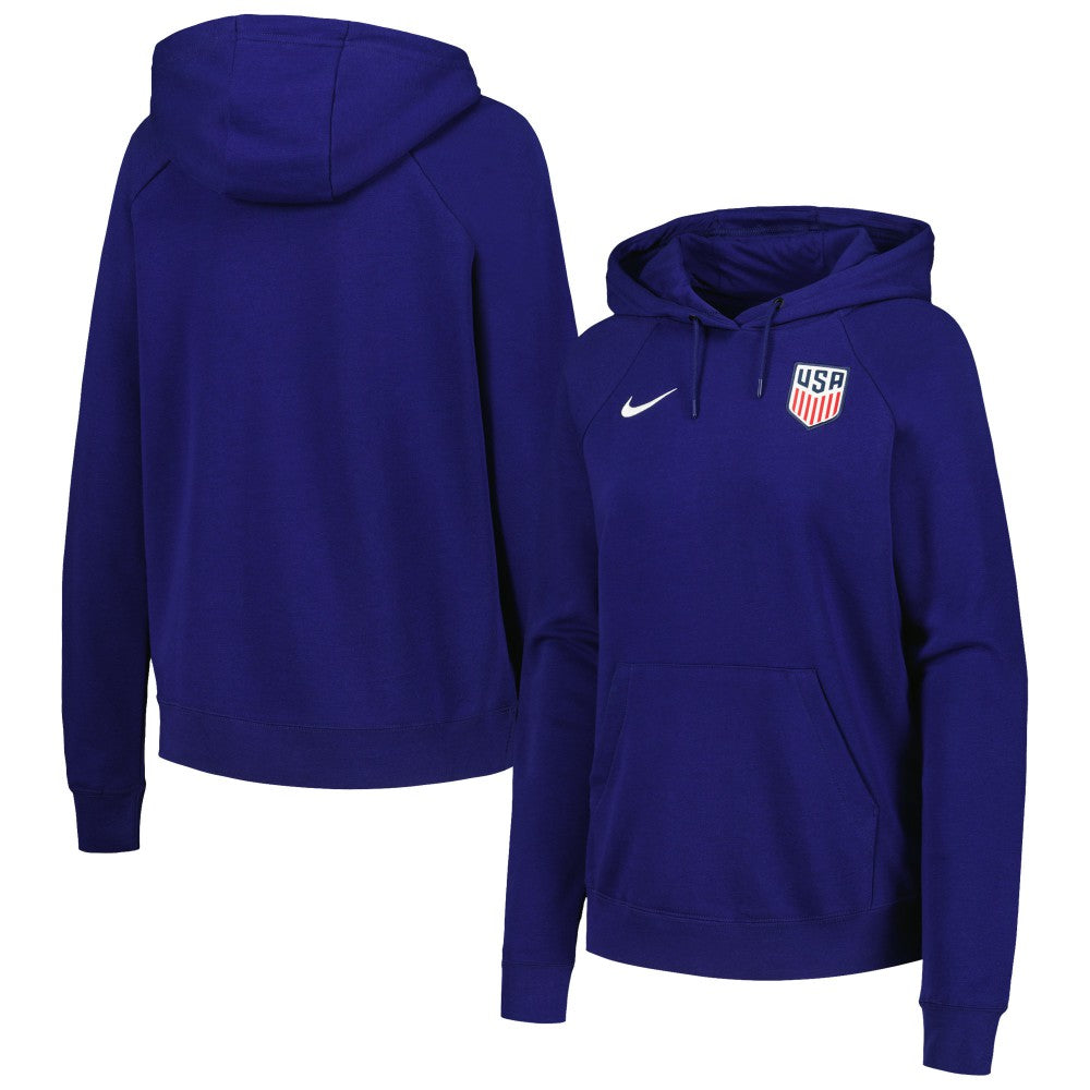 USMNT Women's Essential Raglan Pullover Hoodie - Navy | Nike for sale