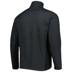 San Jose Sharks Antigua Course Quarter-Zip Jacket Heathered Black