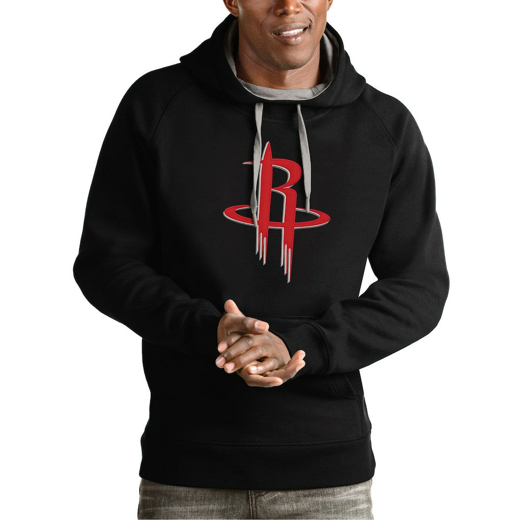 Houston Rockets Antigua Team Logo Victory Pullover Hoodie sale - Black for sale
