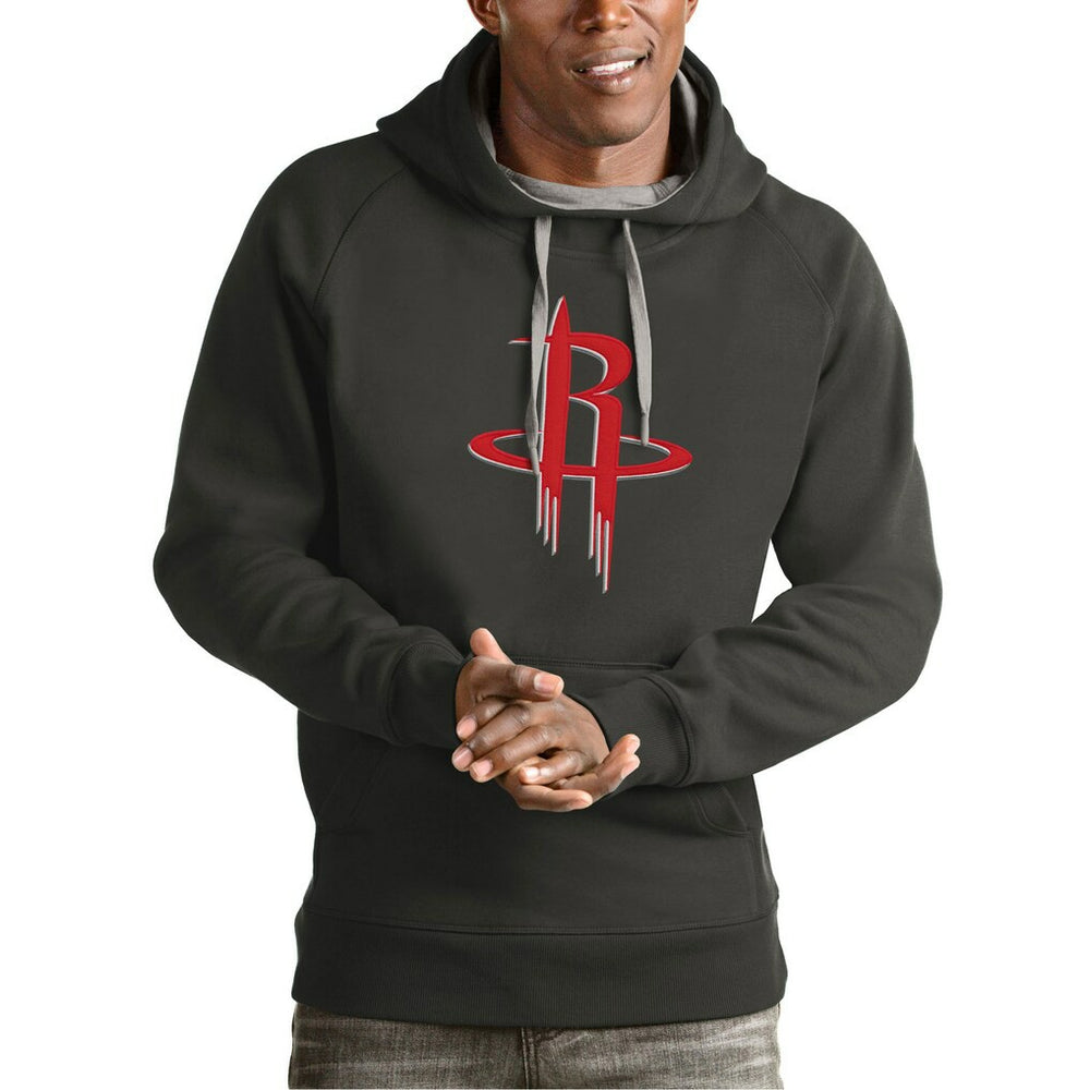 Houston Rockets Antigua Team Logo Victory Pullover Hoodie sale - Charcoal for sale