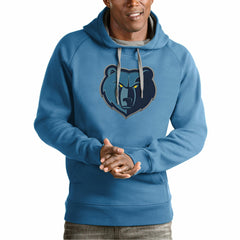 Memphis Grizzlies Antigua Team Logo Victory Pullover Hoodie - Light Blue discount
