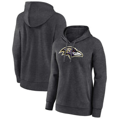 Baltimore Ravens Women's Primary Logo Pullover Hoodie - Charcoal online